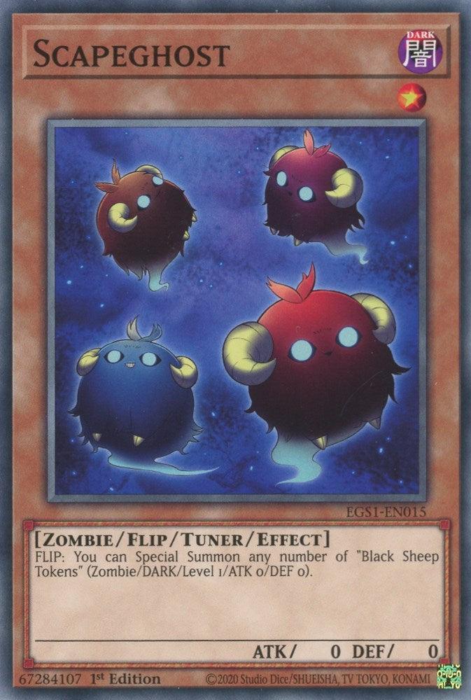 Common, Dark, Egyptian God Deck: Slifer the Sky Dragon Unlimited, Flip/Tuner monster, Unlimited, Zombie Scapeghost [EGS1-EN015] Common - Trading Card World