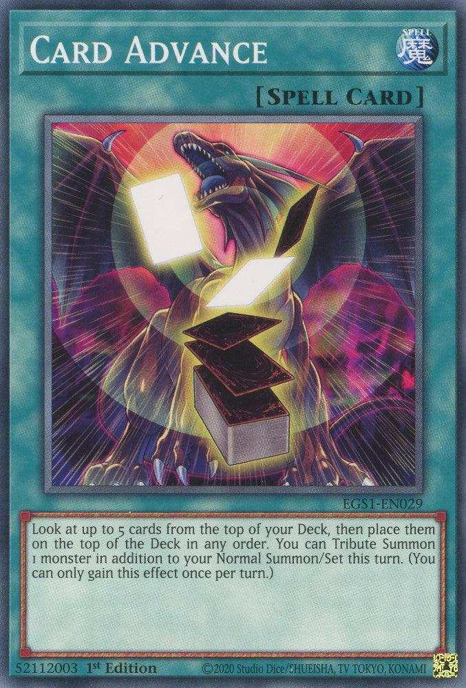Common, Egyptian God Deck: Slifer the Sky Dragon Unlimited, Normal Spell, Spell, Unlimited Card Advance [EGS1-EN029] Common - Trading Card World