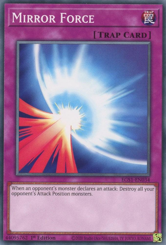 Common, Egyptian God Deck: Slifer the Sky Dragon Unlimited, Normal Trap, Trap, Unlimited Mirror Force [EGS1-EN034] Common - Trading Card World