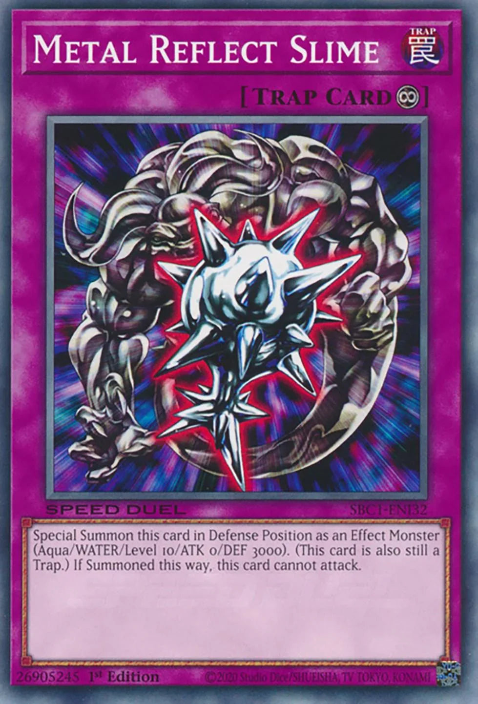 Common, Continuous Trap, Egyptian God Deck: Slifer the Sky Dragon Unlimited, Trap, Unlimited Metal Reflect Slime [EGS1-EN036] Common - Trading Card World