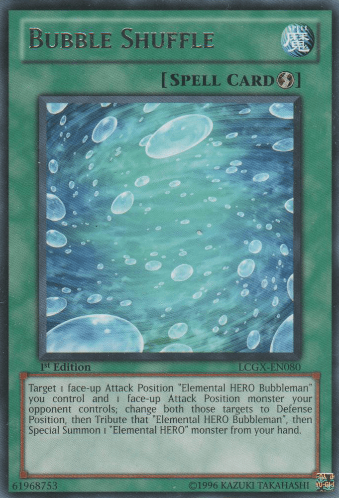 1st Edition, Legendary Collection 2, Quick Play Spell, Rare, Spell, Unlimited Bubble Shuffle [LCGX-EN080] Rare - Trading Card World