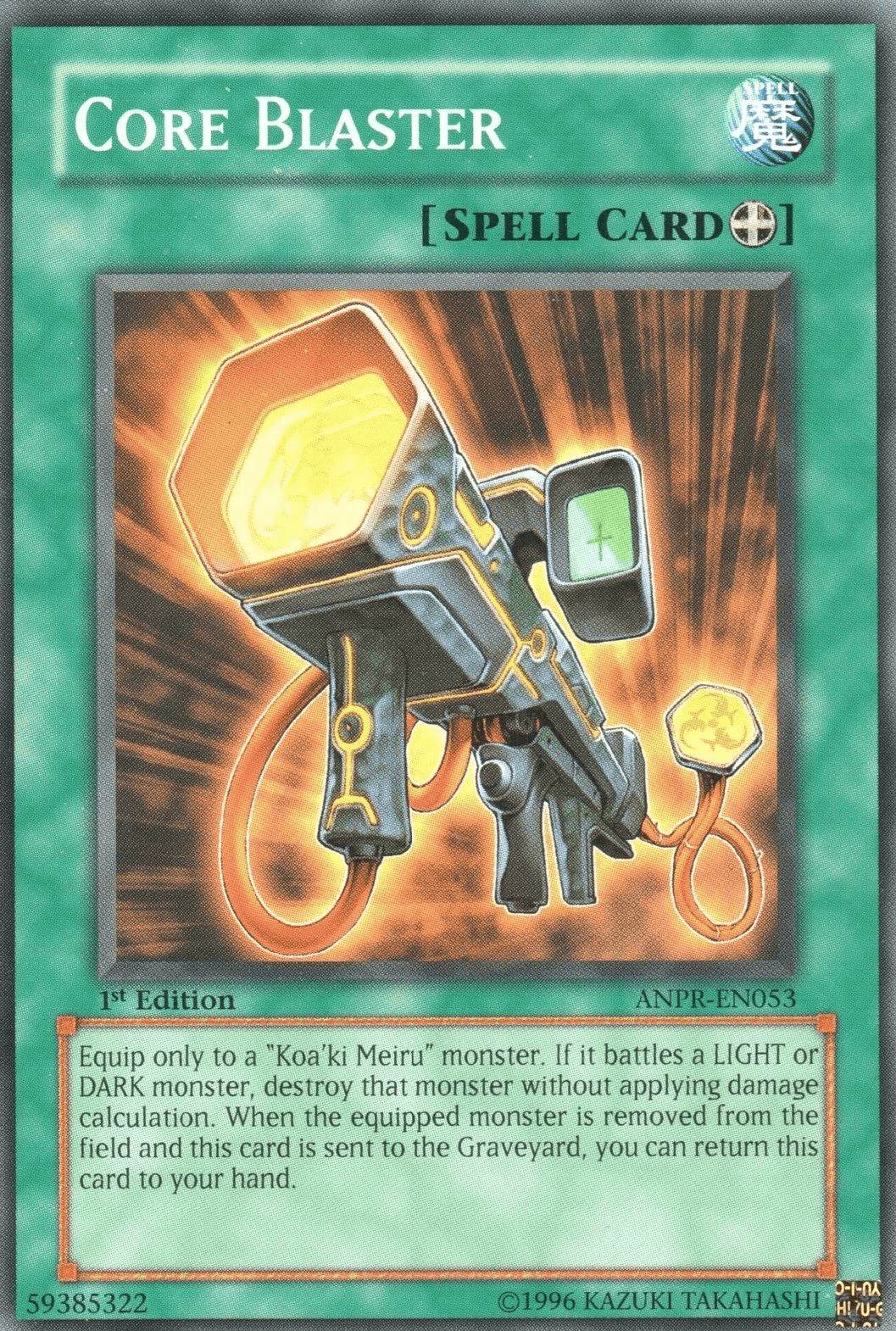 1st Edition, Ancient Prophecy, Common, Equip Spell, Spell, Unlimited Core Blaster [ANPR-EN053] Common - Trading Card World