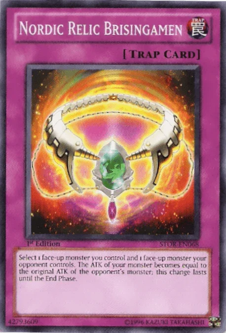 1st Edition, Common, Normal Trap, Storm of Ragnarok, Trap, Unlimited Nordic Relic Brisingamen [STOR-EN068] Common - Trading Card World