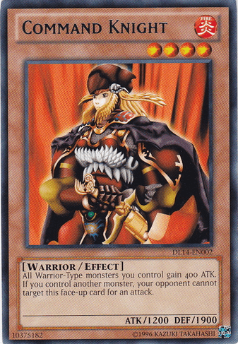 Duelist League Promo, Effect Monster, Fire, Rare, Unlimited, Warrior Command Knight (Blue) [DL14-EN002] Rare - Trading Card World