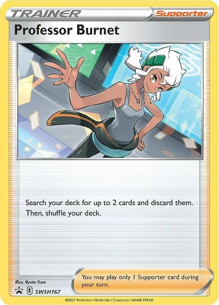 Sword & Shield: Black Star Promos, SWSH167 Professor Burnet (SWSH167) [Sword & Shield: Black Star Promos] - Trading Card World