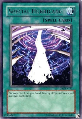 Dark Revelation Volume 2, Normal Spell, Rare, Spell, Unlimited Special Hurricane [DR2-EN197] Rare - Trading Card World