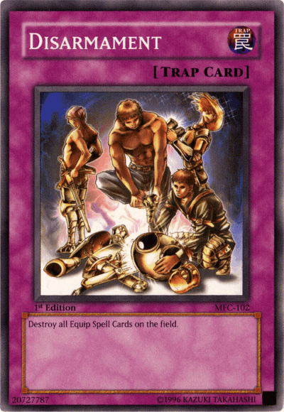 1st Edition, Common, Magician's Force, Normal Trap, Trap, Unlimited Disarmament [MFC-102] Common - Trading Card World