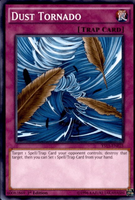 1st Edition, Common, Normal Trap, Starter Deck: Saber Force, Trap Dust Tornado [YS15-ENF25] Common - Trading Card World