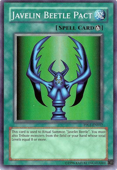 Premium Pack 1, Ritual Spell, Spell, Super Rare, Unlimited Javelin Beetle Pact [PP01-EN012] Super Rare - Trading Card World