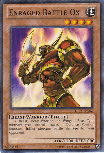 Beast-Warrior, Duelist League Promo, Earth, Effect Monster, Rare, Unlimited Enraged Battle Ox (Purple) [DL15-EN002] Rare - Trading Card World