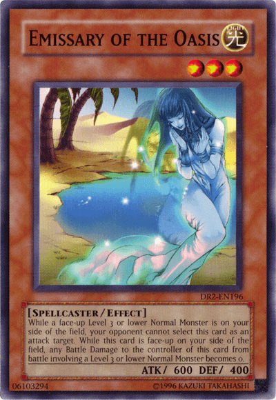 Common, Dark Revelation Volume 2, Effect Monster, Light, Spellcaster, Unlimited Emissary of the Oasis [DR2-EN196] Common - Trading Card World