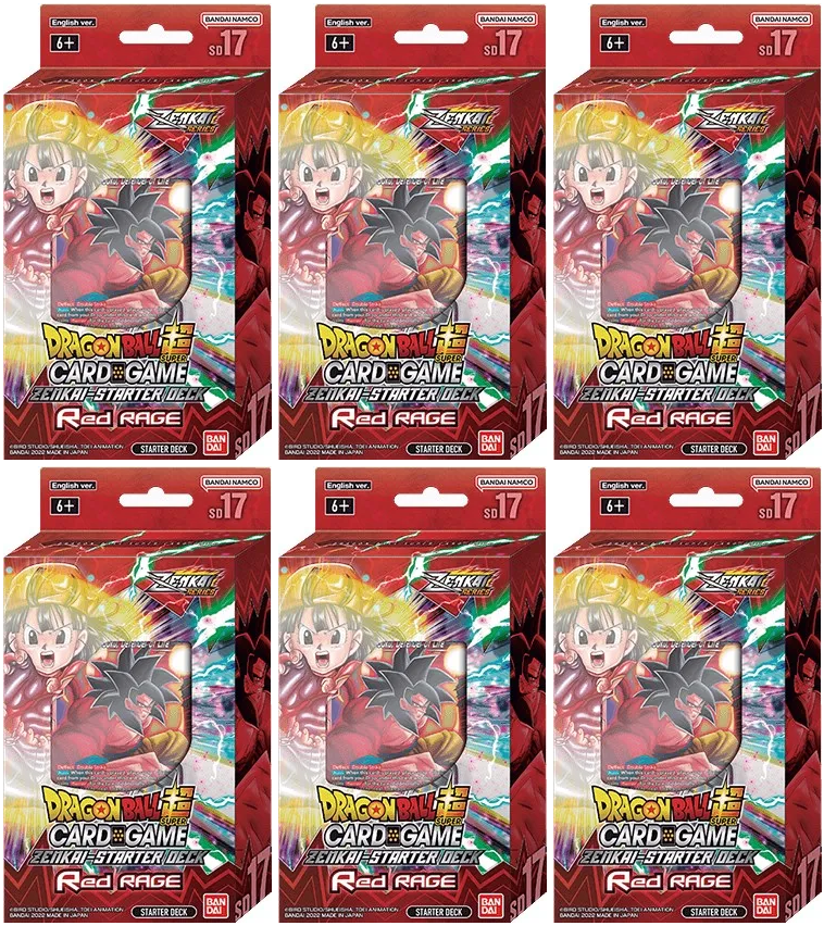 Starter Deck Display [DBS-SD17] - Red Rage