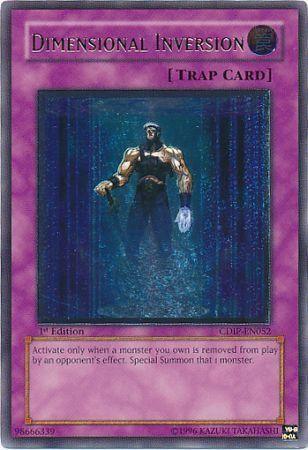 1st Edition, Cyberdark Impact, Normal Spell, Trap, Ultimate Rare, Unlimited Dimensional Inversion [CDIP-EN052] Ultimate Rare - Trading Card World