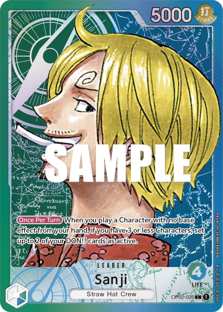 Leader, Paramount War, Straw Hat Crew Sanji (Alternate Art) [Paramount War] - Trading Card World
