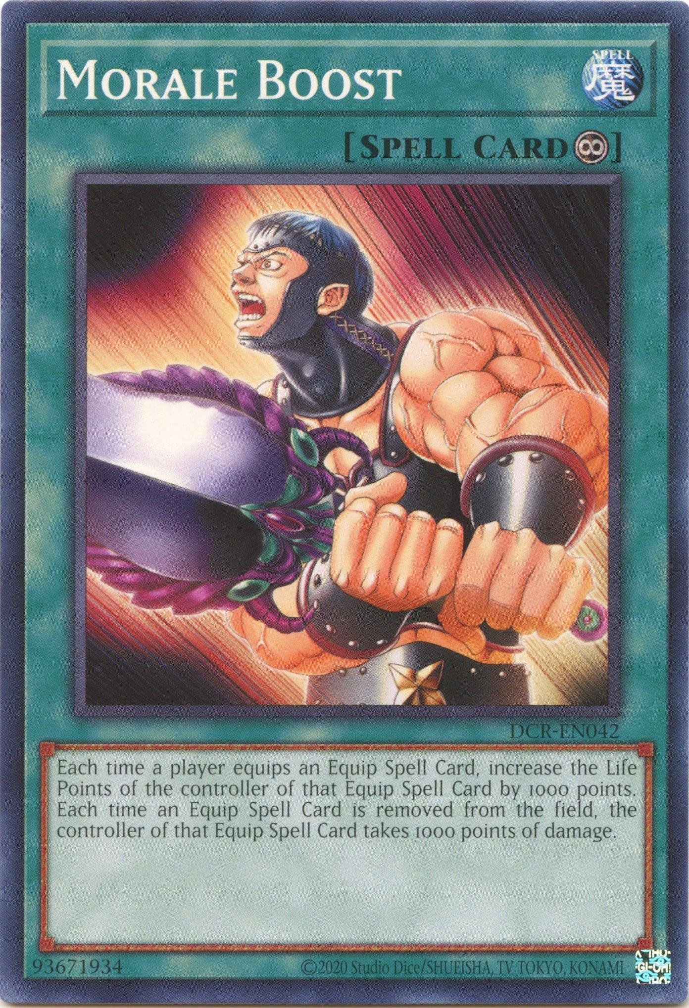 Common, Continuous Spell, Dark Crisis (25th Anniversary Edition), Spell, Unlimited Morale Boost (25th Anniversary) [DCR-EN042] Common - Trading Card World
