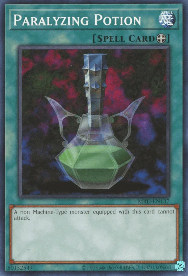 Common, Equip Spell, Metal Raiders, Spell, Unlimited Paralyzing Potion [MRD-EN137] Common - Trading Card World
