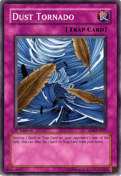 1st Edition, Common, Normal Trap, Structure Deck: Lord of the Storm, Trap, Unlimited Dust Tornado [SD8-EN029] Common - Trading Card World