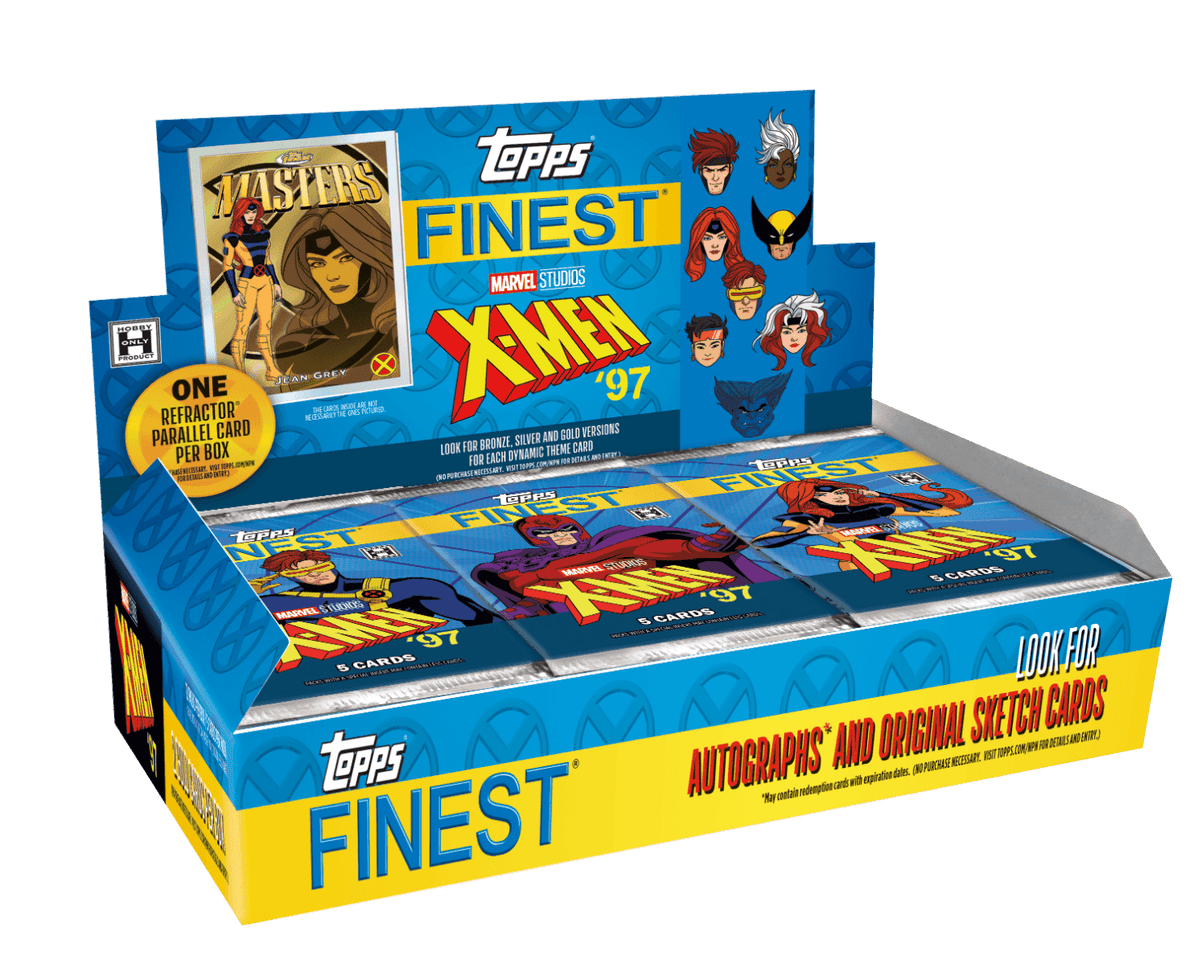 Sports,Topps,X-Men 2025 Topps Finest X-Men 97' - Hobby Box - Trading Card World