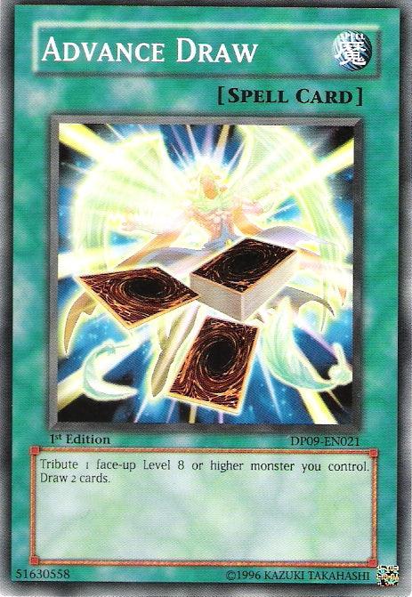 1st Edition, Common, Duelist Pack 9: Yusei 2, Normal Spell, Spell, Unlimited Advance Draw [DP09-EN021] Common - Trading Card World