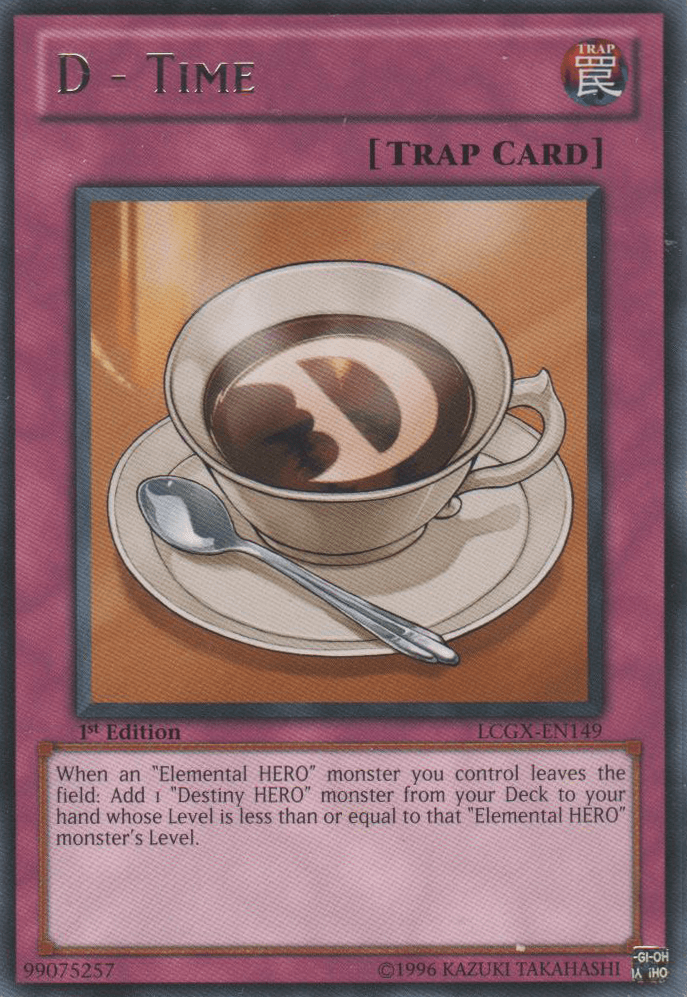 1st Edition, Legendary Collection 2, Normal Trap, Rare, Trap, Unlimited D - Time [LCGX-EN149] Rare - Trading Card World