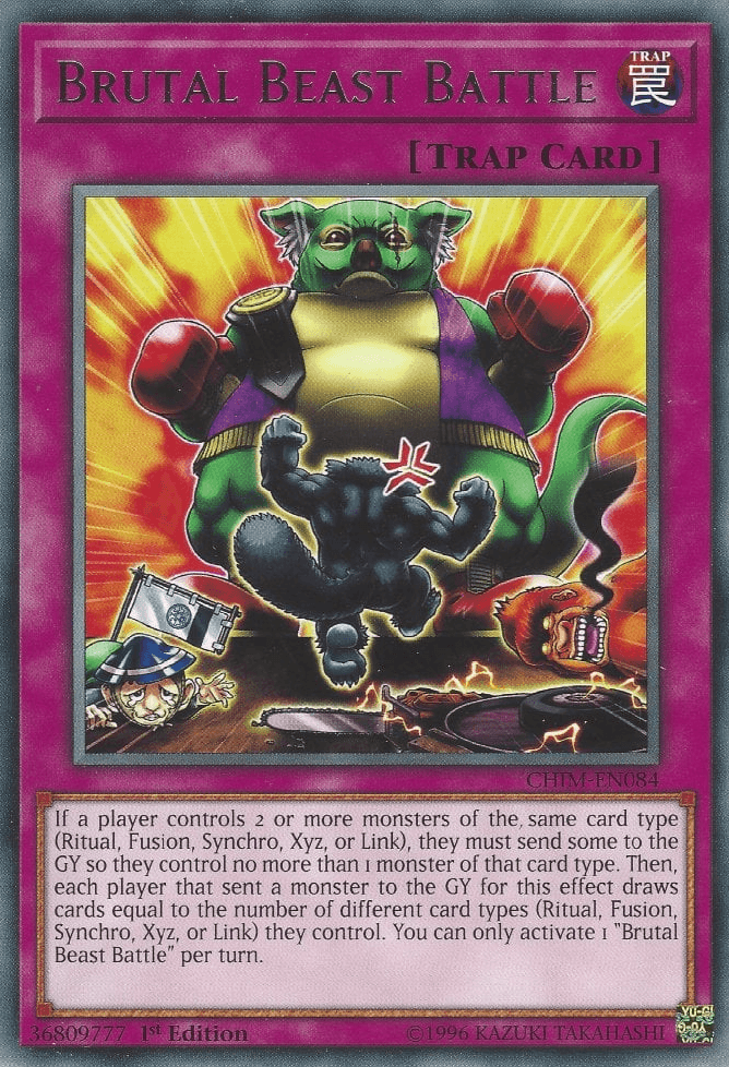 1st Edition, Chaos Impact, Normal Trap, Rare, Trap, Unlimited Brutal Beast Battle [CHIM-EN084] Rare - Trading Card World