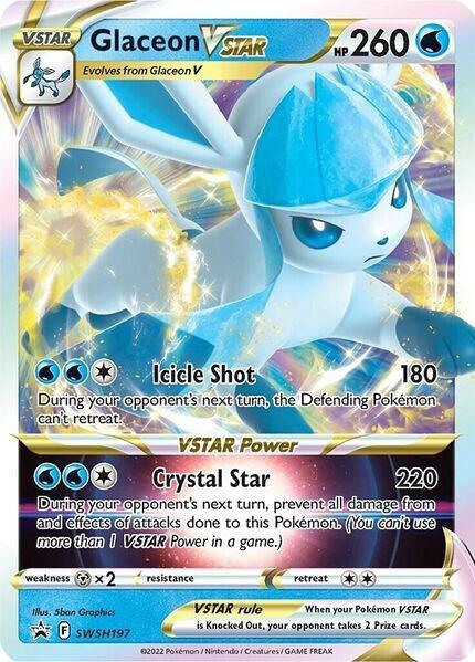 Sword & Shield: Black Star Promos Glaceon VSTAR (SWSH197) [Sword & Shield: Black Star Promos] - Trading Card World