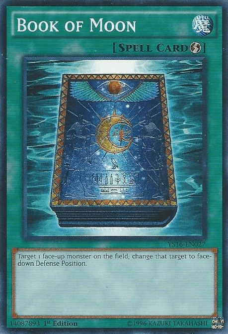 1st Edition, Common, Quick Play Spell, Spell, Starter Deck: Yuya Book of Moon [YS16-EN027] Common - Trading Card World