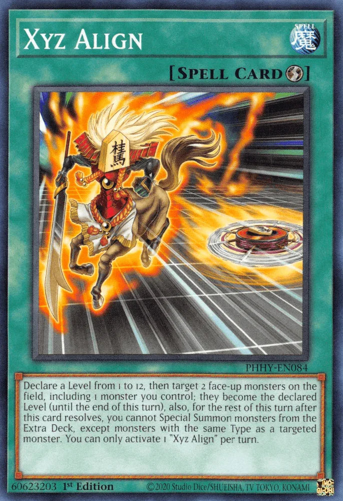 1st Edition, Common, Photon Hypernova, Quick-Play Spell, Spell Xyz Align [PHHY-EN084] Common - Trading Card World