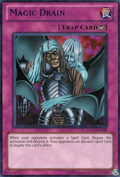 Counter Trap, Duelist League Promo, Rare, Trap, Unlimited Magic Drain (Purple) [DL13-EN020] Rare - Trading Card World