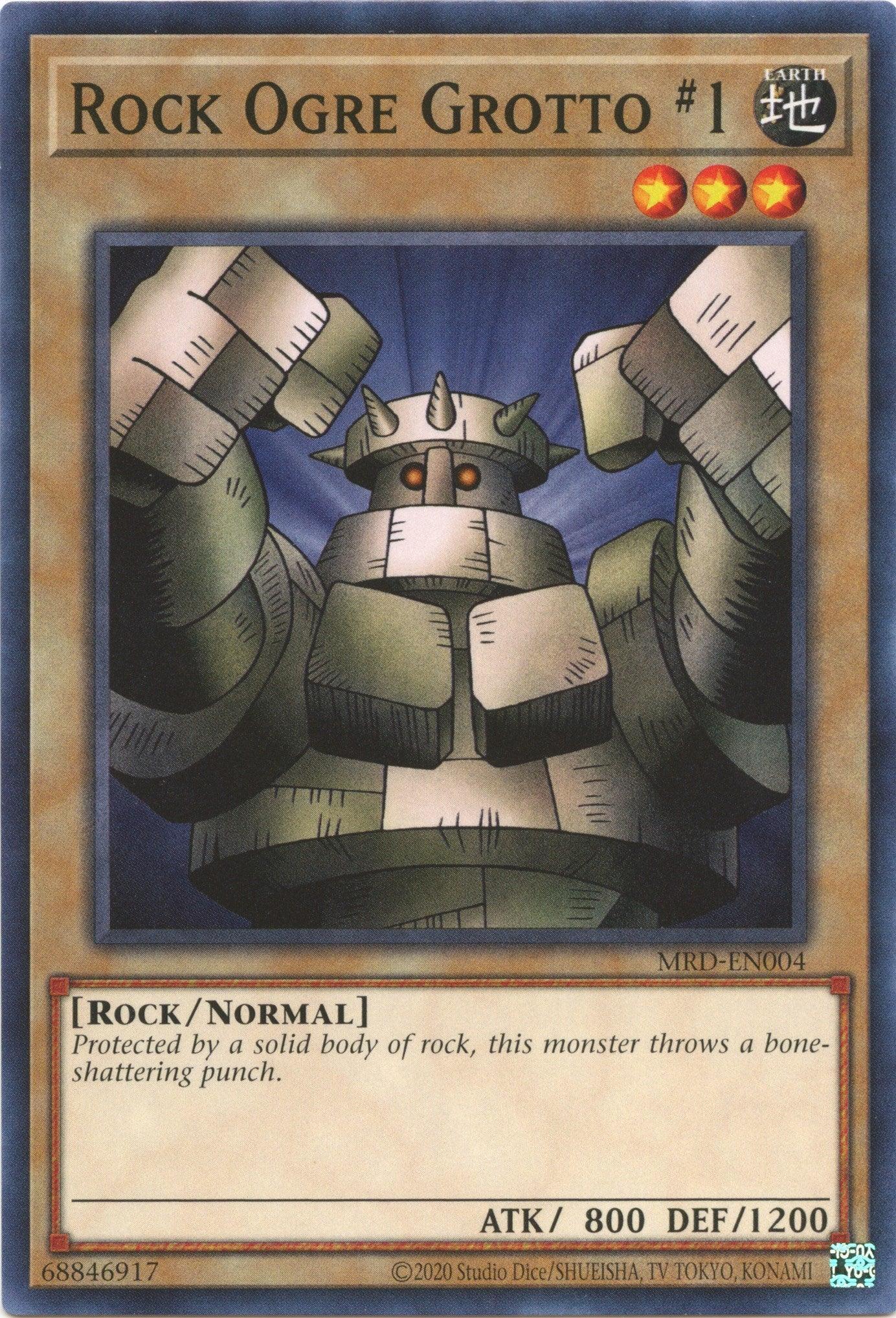 Common, Earth, Metal Raiders (25th Anniversary Edition), Normal Monster, Rock, Unlimited Rock Ogre Grotto #1 (25th Anniversary) [MRD-EN004] Common - Trading Card World