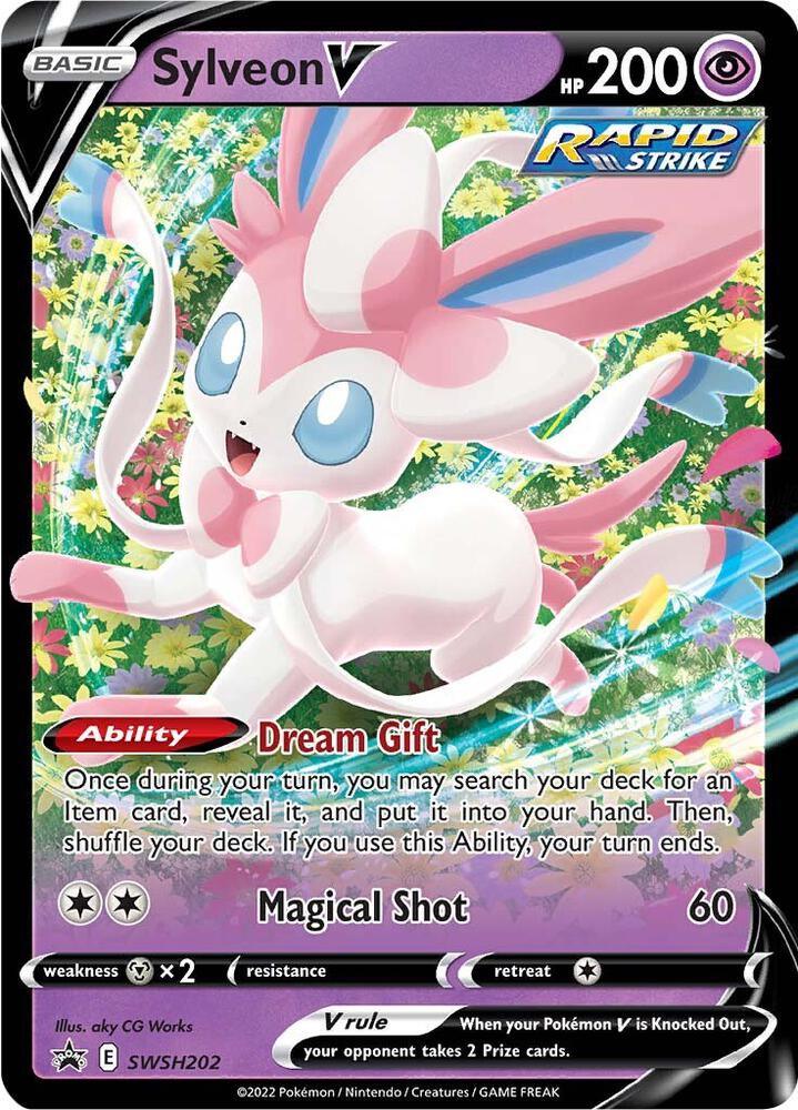 Sword & Shield: Black Star Promos Sylveon V (SWSH202) [Sword & Shield: Black Star Promos] - Trading Card World