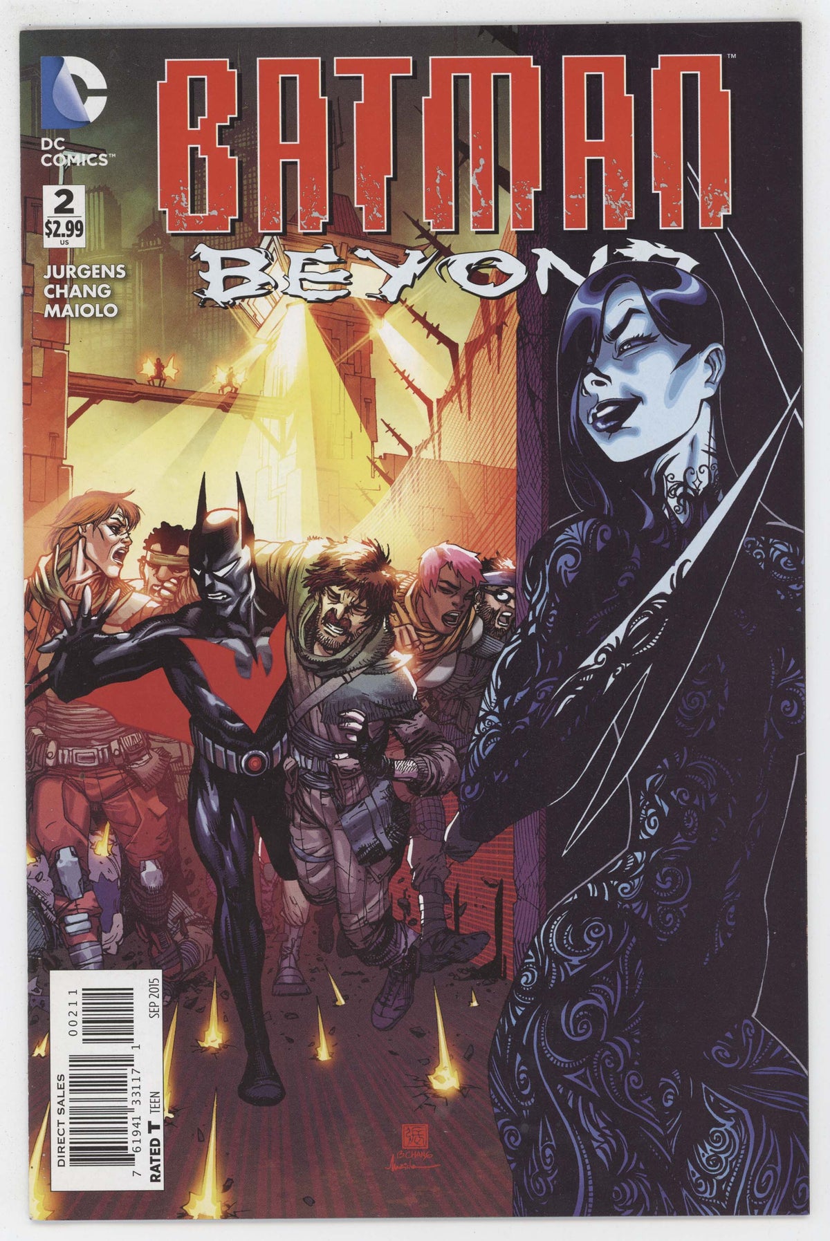 Batman Beyond 2 A DC 2015 VF NM Bernard Chang Dan Jurgens