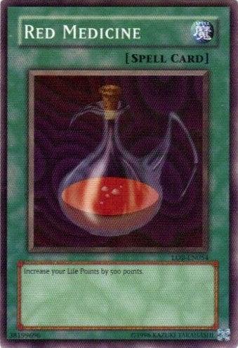 Common, Normal Spell, Spell, The Legend of Blue Eyes White Dragon, Unlimited Red Medicine [LOB-EN054] Common - Trading Card World