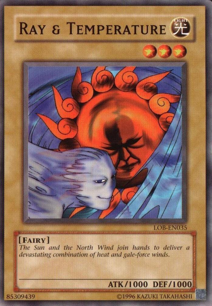 Common, Fairy, Light, Normal Monster, The Legend of Blue Eyes White Dragon, Unlimited Ray & Temperature [LOB-EN035] Common - Trading Card World
