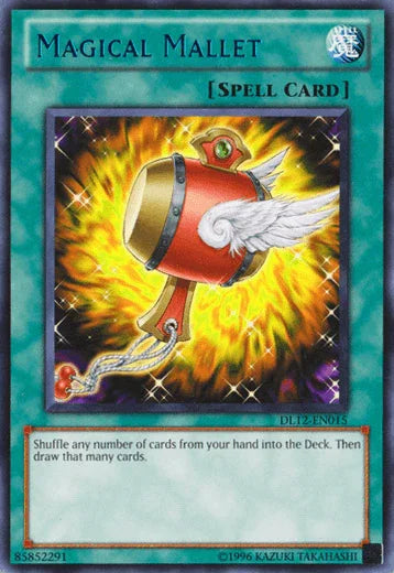 Duelist League Promo, Normal Spell, Rare, Spell, Unlimited Magical Mallet (Blue) [DL12-EN015] Rare - Trading Card World