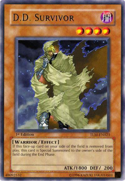 1st Edition, Dark, Effect Monster, Rare, The Lost Millennium, Unlimited, Warrior D.D. Survivor [TLM-EN023] Rare - Trading Card World