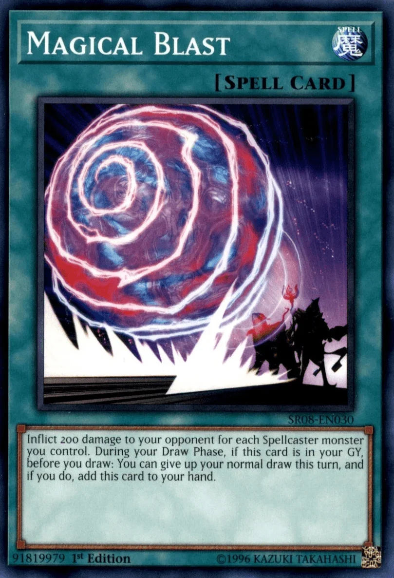 1st Edition, Common, Normal Spell, Spell, Structure Deck: Order of the Spellcasters Magical Blast [SR08-EN030] Common - Trading Card World