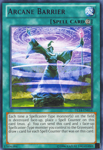 Continuous Spell, Duelist League Promo, Rare, Spell, Unlimited Arcane Barrier (Purple) [DL14-EN014] Rare - Trading Card World