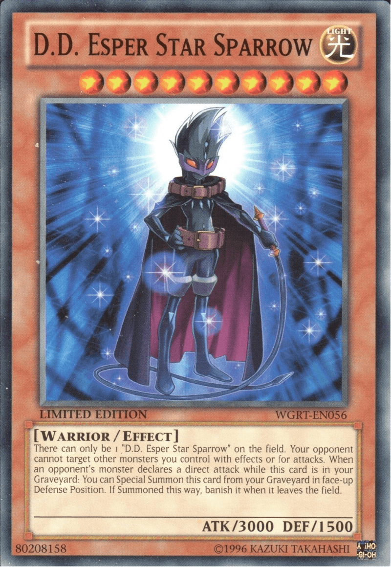 Battle Pack 2: War of the Giants Reinforcements, Common, Effect Monster, Light, Limited D.D. Esper Star Sparrow [WGRT-EN056] Common - Trading Card World