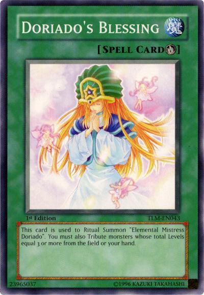 1st Edition, Common, Ritual Spell, Spell, The Lost Millennium, Unlimited Doriado's Blessing [TLM-EN043] Common - Trading Card World