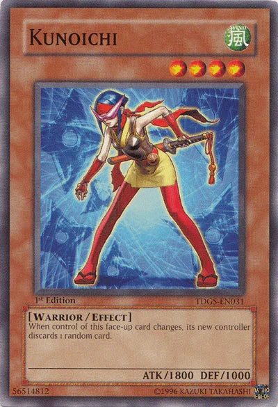 1st Edition, Common, Effect Monster, The Duelist Genesis, Unlimited, Warrior, Wind Kunoichi [TDGS-EN031] Common - Trading Card World