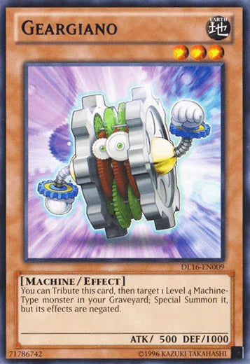 Duelist League Promo, Earth, Effect Monster, Machine, Rare, Unlimited Geargiano (Purple) [DL16-EN009] Rare - Trading Card World