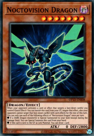 Dark, Dragon/Effect, Effect, OTS Tournament Pack 15, Super Rare, Unlimited Noctovision Dragon [OP15-EN008] Super Rare - Trading Card World