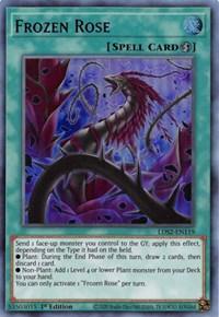 1st Edition, Legendary Duelists: Season 2, Quick-Play Spell, Spell, Ultra Rare Frozen Rose (Purple) [LDS2-EN119] Ultra Rare - Trading Card World