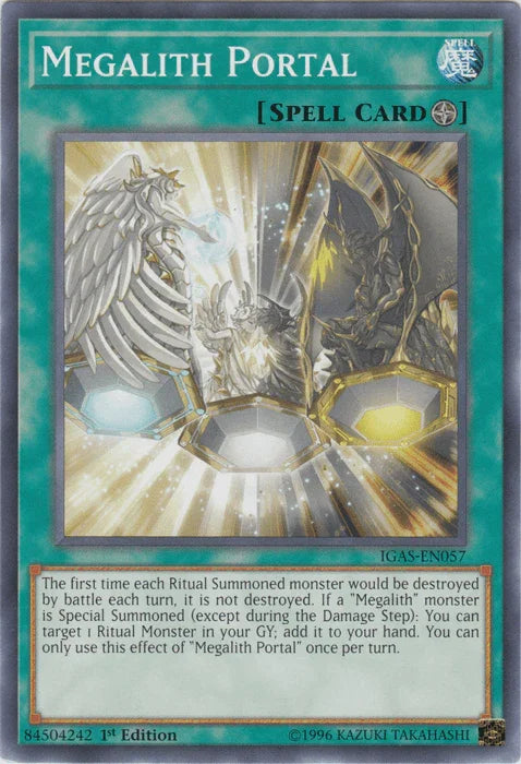 1st Edition, Common, Field Spell, Ignition Assault, Spell, Unlimited Megalith Portal [IGAS-EN057] Common - Trading Card World