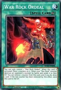 1st Edition, Blazing Vortex, Common, Continuous Spell, Spell War Rock Ordeal [BLVO-EN098] Common - Trading Card World