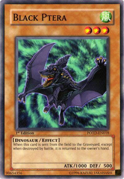 1st Edition, Common, Dinosaur, Effect Monster, Power of the Duelist, Unlimited, Wind Black Ptera [POTD-EN018] Common - Trading Card World