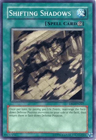 Common, Continuous Spell, Dark Revelation Volume 3, Spell, Unlimited Shifting Shadows [DR3-EN227] Common - Trading Card World