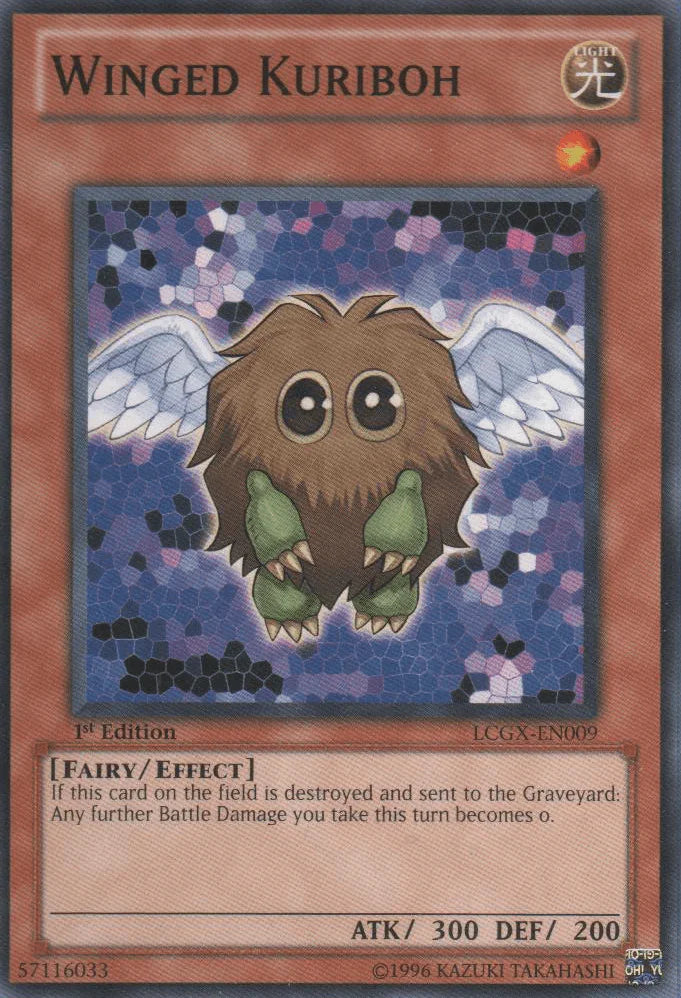 1st Edition, Common, Effect Monster, Fairy, Legendary Collection 2, Light, Unlimited Winged Kuriboh [LCGX-EN009] Common - Trading Card World