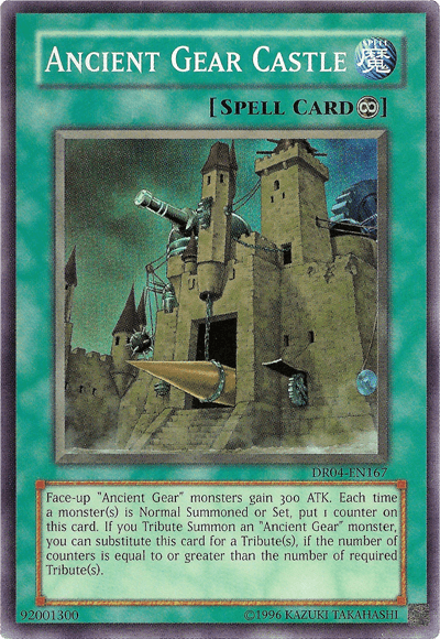 Continuous Spell, Dark Revelation Volume 4, Spell, Super Rare, Unlimited Ancient Gear Castle [DR04-EN167] Super Rare - Trading Card World